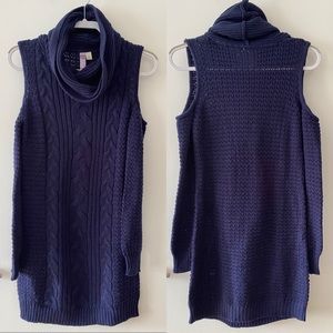 Francesca’s Alya Turtleneck Cable Knit Dress